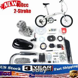 100CC 2 Stroke Bike Cycling Motorized Bicycle Petrol Gas Engine Motor Kit 48km/h