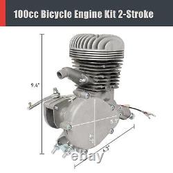100cc Bicycle Motor Kit Bike Motorized 2 Stroke Petrol Gas Engine Set 2.8 KW