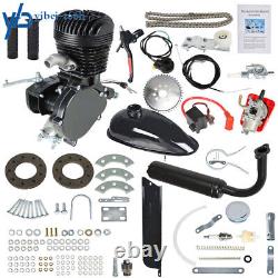 100cc Bicycle Motor Kit Bike Motorized 2 Stroke Petrol Gas Engine Set Black