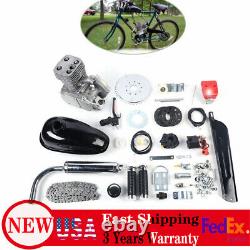 100cc Bicycle Motor Kit Bike Motorized Black 2 Stroke Petrol Gas Engine Set CDI