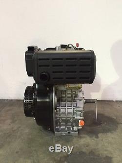 10hp Tomahawk Diesel Engine 418cc 4 Stroke Single Cylinder 2-3/4 Shaft Length