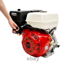 15 HP 4 Stroke Gas Engine Motor OHV Horizontal Go Kart Motor Recoil Start 420 CC