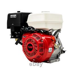 15 HP 4 Stroke Gas Engine Motor OHV Horizontal Go Kart Motor Recoil Start 420 CC