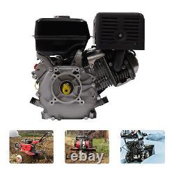 15 HP 420CC 4 Strokes Gas Motor Engine OHV Horizontal Shaft Recoil Start Motor
