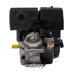 15 HP 420CC 4 Strokes Gas Motor Engine OHV Horizontal Shaft Recoil Start Motor