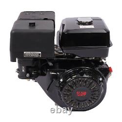 15HP 4-Stroke 420cc OHV Horizontal Shaft Gas Engine Recoil Start Go Kart Motor