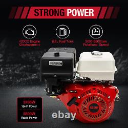 15HP 4-Stroke Gas Engine 420CC OHV Gasoline Motor Horizontal Single Cylinder