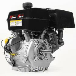 15HP 4-Stroke OHV Horizontal Gas Engine GoKart Log Splitter Recoil Start Engine