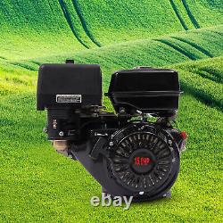 15HP 420CC 4-Stroke Gas Motor Engine OHV Horizontal Shaft Recoil Start Motor USA