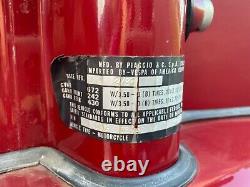 1981 Piaggio Vespa 200CC 2 Stroke Engine Red Low miles