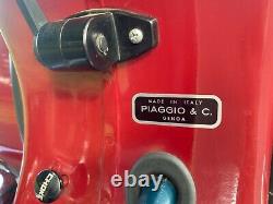 1981 Piaggio Vespa 200CC 2 Stroke Engine Red Low miles