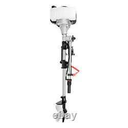 2.3 HP 2Stroke Gas-Powered Outboard Motor Trolling Boat Engine 52CC WithLong Shaft