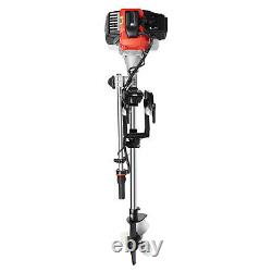 2.3 HP 2Stroke Gas-Powered Outboard Motor Trolling Boat Engine 52CC WithLong Shaft