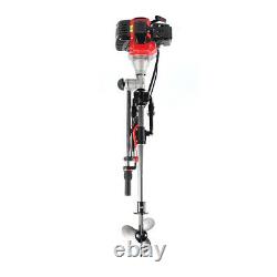 2.3HP 2-Stroke Gas-Powered Outboard Motor Fishing Boat Engine withshort shaft 52cc