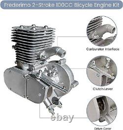 2-Stroke 100cc Bicycle Motor Kit Bike Motorized Petrol Gas Engine Set CDI SALE