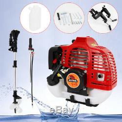 2-Stroke 2.5 HP Outboard Motor Fishing Boat Motor Gas Engine with CDI System US