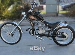 2 Stroke 49cc 50cc Bicycle Petrol Gas Motorized Engine Bike Motor Kit Silver US