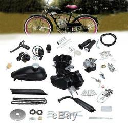2-Stroke 80cc Bike Cycling Motorized Bicycle Engine Motor Kit Muffler Petrol Gas