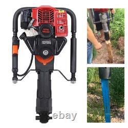 2 Stroke Gas Powered Engine Gasoline T-Post Driver Farm Fence Push Pile Digger