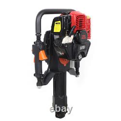 2 Stroke Gas Powered Engine Gasoline T-Post Driver Fence Farm Push Pile Digger