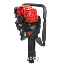 2 Stroke Gas Powered Engine Gasoline T-Post Driver Fence Farm Push Pile Digger