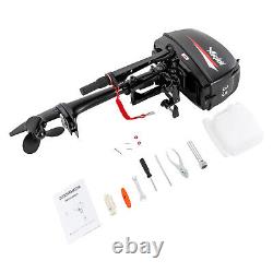 2-stroke 3.5HP Outboard Motor Gas Powered Fishing Boat Engine Tiller Control CDI