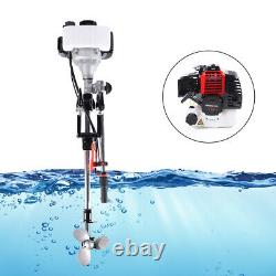2 stroke Gas-Powered Outboard Motor Heavy Engine CDI System 2.3HP Short Shaft