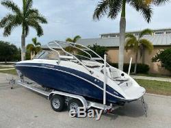2013 Yamaha 242 Limited S Jet Boat Slight Project Repairable Twin Engine 4Stroke