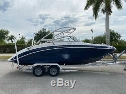 2013 Yamaha 242 Limited S Jet Boat Slight Project Repairable Twin Engine 4Stroke