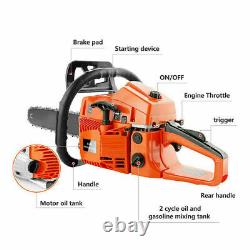 -20IN Guide Board 4HP Two-stroke Engine Chainsaw Gasoline Powered Chain SawUS