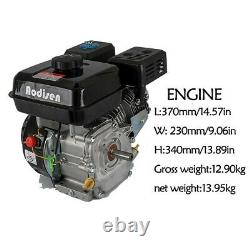 210cc 7.5HP Recoil 4-Stroke Single-Cylinder Gas Engine Go Kart Motor+420 Chain