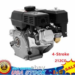 212CC 4-Stroke 7.5 HP Electric Start Horizontal Engine Go Kart Gas Engine Motor