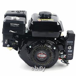 212CC 4-Stroke 7.5 HP Electric Start Horizontal Engine Go Kart Gas Engine Motor