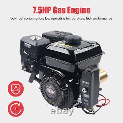 212cc 4-Stroke 7.5 HP Electric Start Horizontal Engine Go Kart Gas Engine Motor