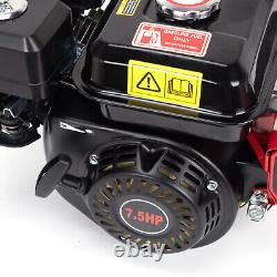 212cc 7.5 HP 4-Stroke Electric Start Horizontal Engine Go Kart Gas Engine Motor