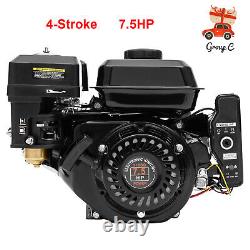 212cc 7.5 HP Electric Start Horizontal Engine Go Kart Gas Engine Motor 4-Stroke