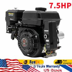 212cc 7.5 HP Electric Start Horizontal Engine Go Kart Gas Engine Motor 4-Stroke