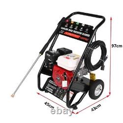 3000 PSI 3.13GPM 7HP 4-Stroke Petrol Engine Cold Water Gas Pressure Washer USA