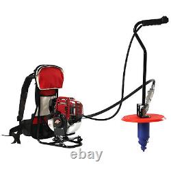 35CC 4-Stroke Gas Powered Earth Auger Post Fence Hole Digger Powerhead Engine US