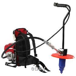 35CC 4-Stroke Gas Powered Earth Auger Post Fence Hole Digger Powerhead Engine US