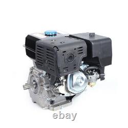 4-Stroke 15HP OHV Horizontal Shaft Gas Engine Manual Recoil Start Go Kart Motor