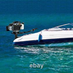 4 Stroke 4.0 HP Outboard Motor Gas Motor Boat Engine Long Shaft Air Cooling 55cc