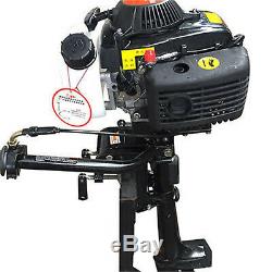4 Stroke 4HP Outboard Motor Boat Gas Engine Air Cooling CDI System 52cc 2.8KW CE