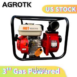 4 Stroke 8 HP 3 Inch Gasoline Engine Gas Powered Water Pump Portable Semi-Trash