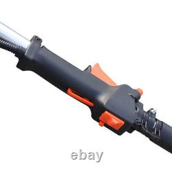 4-Stroke Engine Gas Powered Pole Saw Chainsaw Tree Trimming Pruner Tool 42CC