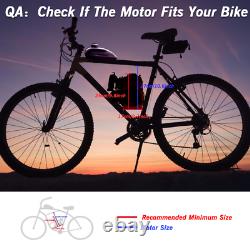 4-Stroke Gas Petrol Motorized Bicycle Bike Engine Motor Kit with44 Tooth Sprocket