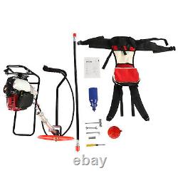 4-Stroke Gas Power Earth Auger Engine Digging Machine Post Hole Digger Backpack