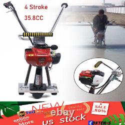 4 Stroke Gas Power Vibrating Concrete Power Screed Finishing Engine Fit 5m Ruler