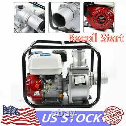 4 Stroke Gas Powered Water Transfer Pump 3-Inch 7.5 HP Water Pump 210cc Engine