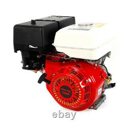 420CC 15HP 4-Stroke Horizontal Gas Petrol Air Cooling Engine Recoil Pull Start